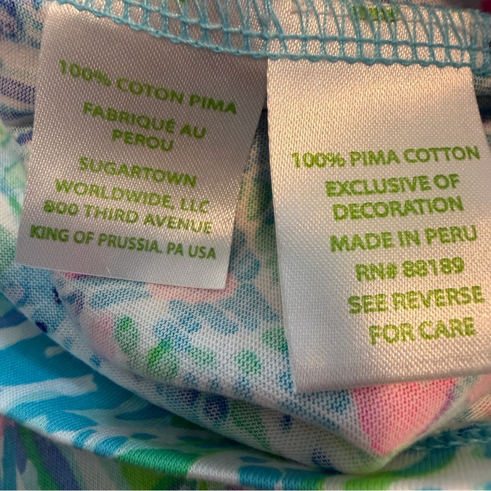 LILLY PULITZER Margot Swim Dress XXS Pink Blue Multi - Picture 9 of 9